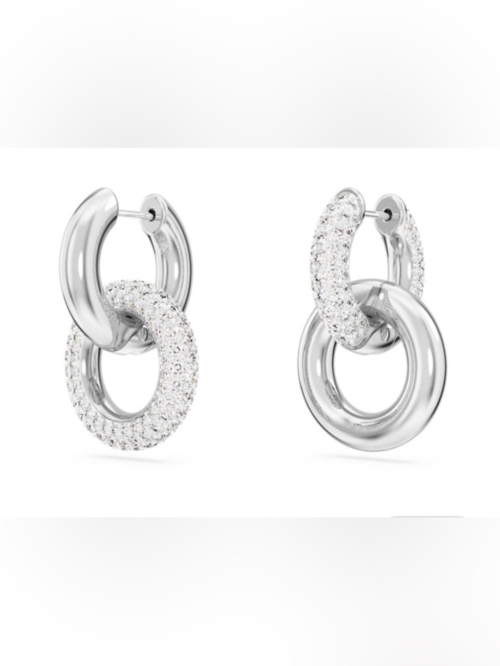 Swarovski Dextera hoop earrings
